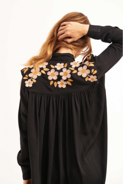 Wild Paris Ivanka Noir Embroidered Dress -Cheap Swim Sales Store 18