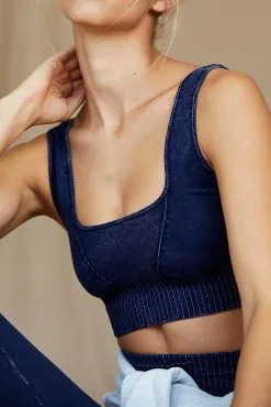 FREE PEOPLE Good Karma Square Neck Bra