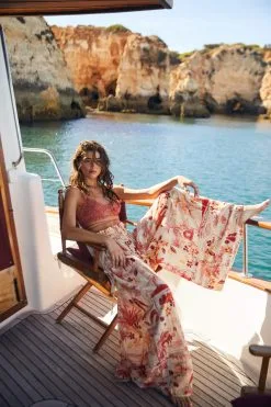 AGUA BENDITA Tatum Shaka Wide Leg Pants