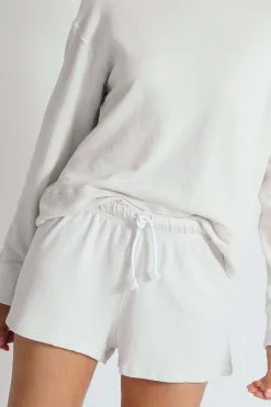 Perfect White Tee Sweat Shorts