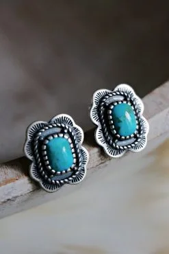 Sowell Jewelry Asia Turquoise Earrings