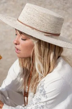 Made By Minga Straw Boater Hat