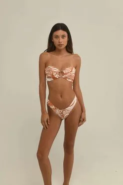 Montce Tori Bandeau Bikini Top -Cheap Swim Sales Store Carmel Tori NoTies Lulu Front