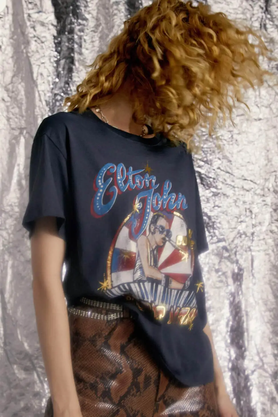 Daydreamer Elton John Rocket Man Boyfriend Tee 3 Daydreamer Elton John Rocket Man Boyfriend Tee