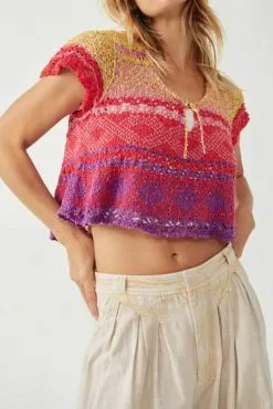 FREE PEOPLE Lily Sweater Tee