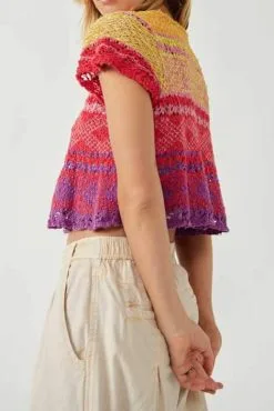 FREE PEOPLE Lily Sweater Tee -Cheap Swim Sales Store Free People Lily Sweater Tee red side MILK MONEY cute top 600x900 crop center 91706412 1a99 46f6 8325 3546fd402d01