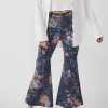 FREE PEOPLE Youthquake Printed Crop Flare -Cheap Swim Sales Store FreePeople 12of41
