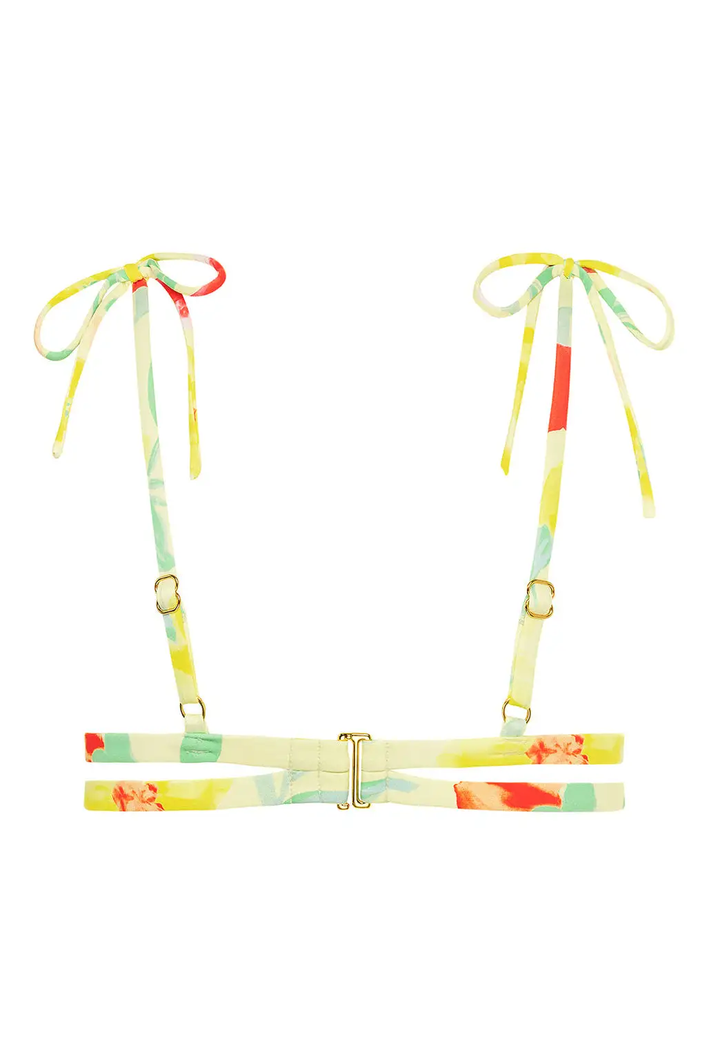 Montce Helena Floral Palua Ties Bikini Top 4 Montce Helena Floral Palua Ties Bikini Top - Image 2