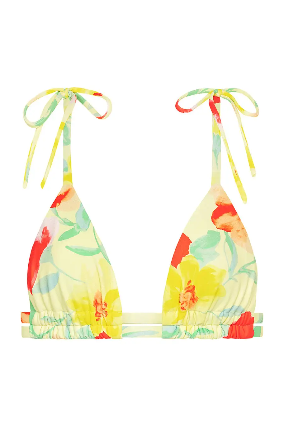 Montce Helena Floral Palua Ties Bikini Top 3 Montce Helena Floral Palua Ties Bikini Top