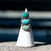 Raegan Hough Metalsmith Turquoise Three Stone Ring 2 Raegan Hough Metalsmith Turquoise Three Stone Ring -Cheap Swim Sales Store Kariella Bohemian Boutique 1248