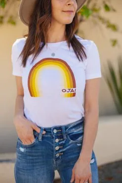 Amara X Kariella Ojai Rainbow Tee -Cheap Swim Sales Store Kariella Bohemian Boutique 3421