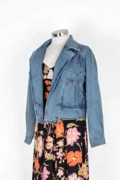 Kariella Debbie Denim Jacket -Cheap Swim Sales Store Kariella Bohemian Boutique Ojai 2429