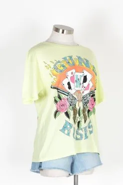 Daydreamer Guns N' Roses Cards Boyfriend Tee 10 Daydreamer Guns N' Roses Cards Boyfriend Tee -Cheap Swim Sales Store Kariella Bohemian Boutique Ojai 2513