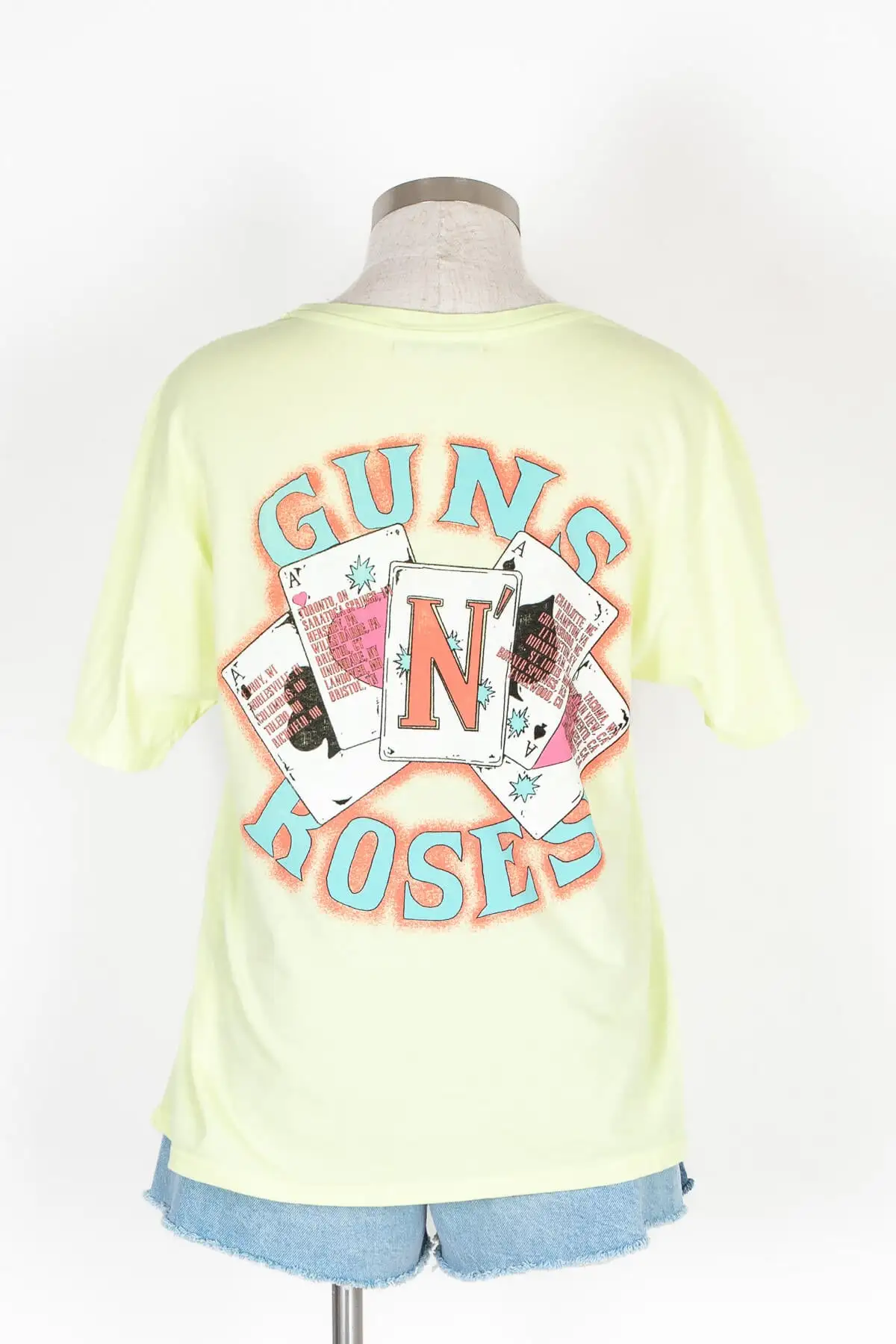 Daydreamer Guns N' Roses Cards Boyfriend Tee 8 Daydreamer Guns N' Roses Cards Boyfriend Tee - Image 6