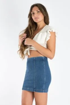 FREE PEOPLE Modern Femme Skirt -Cheap Swim Sales Store Kariella Ventura 1486