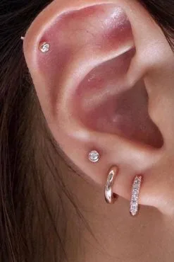 Mineral And Matter Milkyway Hoop Earring