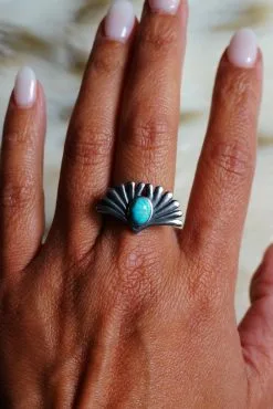 Sowell Jewelry Prayer Turquoise Ring -Cheap Swim Sales Store PrayerRing3