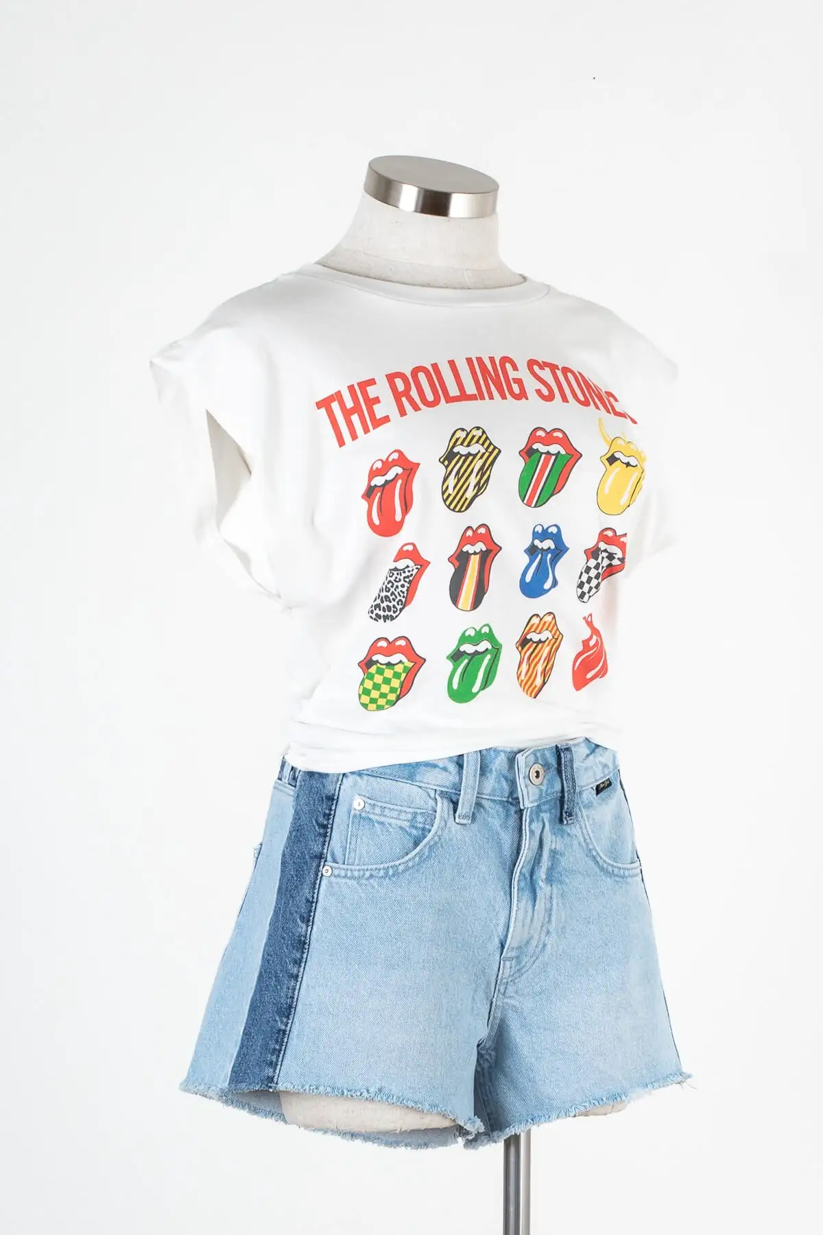 Daydreamer Rolling Stones 12 Tongues Banded Tee 7 Daydreamer Rolling Stones 12 Tongues Banded Tee - Image 5