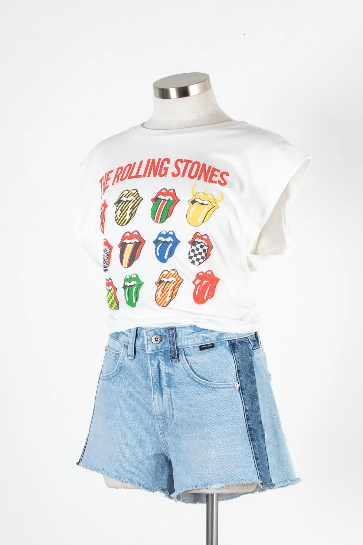 Daydreamer Rolling Stones 12 Tongues Banded Tee 8 Daydreamer Rolling Stones 12 Tongues Banded Tee - Image 6