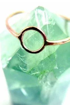 Mineral And Matter Circle Ring