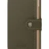 Secrid Mini Wallet 1 Secrid Mini Wallet -Cheap Swim Sales Store Secrid Miniwallet Saffiano Olive Front