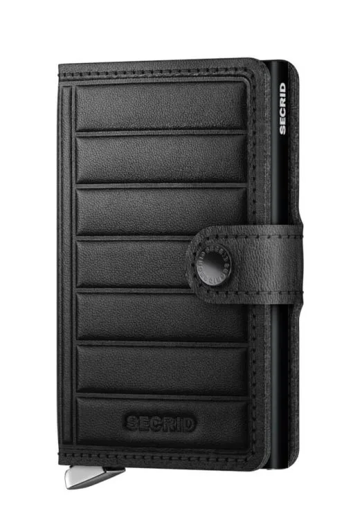 Secrid Premium Mini Wallet Emboss Lines -Cheap Swim Sales Store Secrid Premium Miniwallet Emboss Lines Black Front