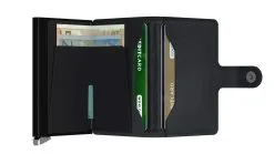 Secrid Premium Mini Wallet Emboss Lines -Cheap Swim Sales Store Secrid Premium Miniwallet Emboss Lines Black Open