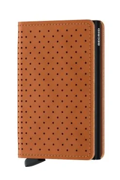 Secrid Slim Wallet -Cheap Swim Sales Store Secrid S Perforated Cognac Front