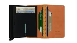 Secrid Slim Wallet -Cheap Swim Sales Store Secrid S Perforated Cognac Open