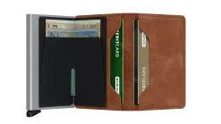 Secrid Slim Wallet -Cheap Swim Sales Store Secrid Slimwallet Vintage Cognac Silver Open