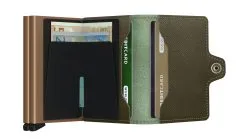 Secrid Twin Wallet -Cheap Swim Sales Store Secrid Twinwallet Saffiano Olive Open