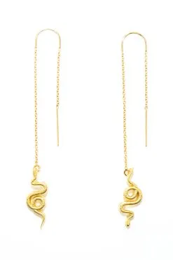 Mineral And Matter Celestial Snake Threader Earring -Cheap Swim Sales Store SnakeThreader