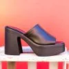 FREE PEOPLE Zoe Platform Slides -Cheap Swim Sales Store Womens Bohemian Clothes Kariella 3258