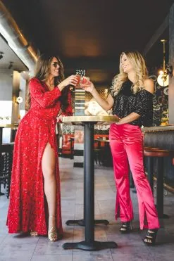 Kariella Gotta Split Silky Pants -Cheap Swim Sales Store Womens Holiday Outfits 5088