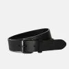 Curated Basics Black Buckle Leather Belt -Cheap Swim Sales Store black belt
