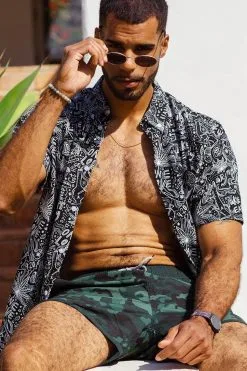 Maamgic Vintage Stretch Trunks -Cheap Swim Sales Store camo trunks