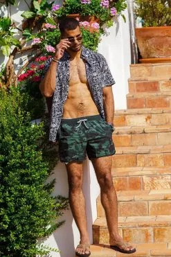 Maamgic Vintage Stretch Trunks -Cheap Swim Sales Store camo trunks kariella mens