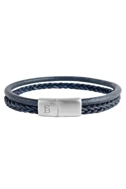 Steel & Barnett Silver Denby Leather Bracelet -Cheap Swim Sales Store ce252f3fb1fc7952edbf58ef5c77146e924db3d3af40ca23fe6b7fdf63a6a0ea