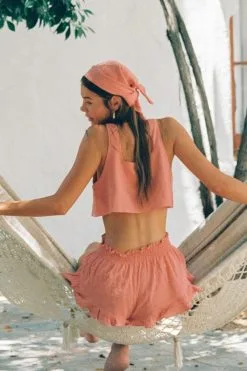 Montce Square Neck Crop Top