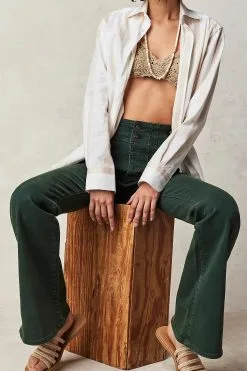 FREE PEOPLE Jayde Flare Colored Jean