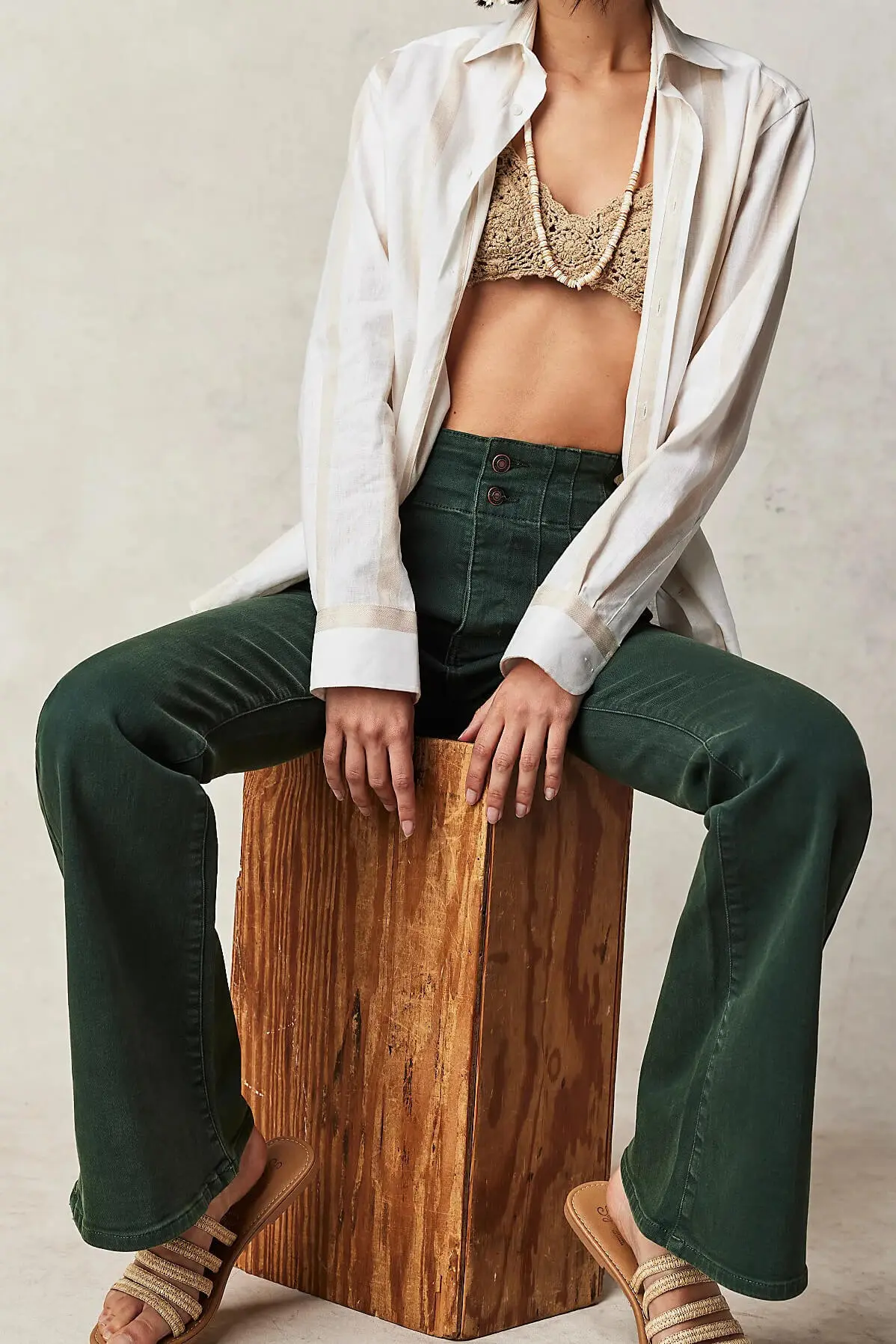 FREE PEOPLE Jayde Flare Colored Jean 3 FREE PEOPLE Jayde Flare Colored Jean