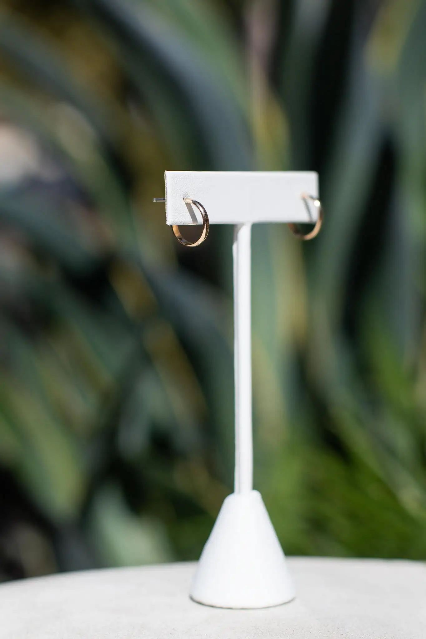 Kariella Textured Lines Huggie Earrings 4 Kariella Textured Lines Huggie Earrings - Image 2