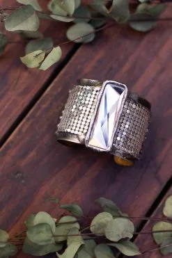 Mikal Winn Mesh + Crystal Cuff -Cheap Swim Sales Store kariella bohemian boutique ojai 0708