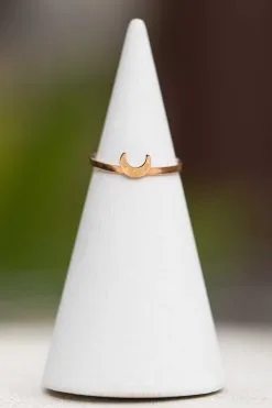 Mineral And Matter Moon Stacker Ring