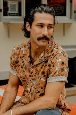 Pyknic Raise Hell Eat Tacos Button Up