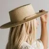 Gigi Pip Aiden Straw Pork Pie Hat