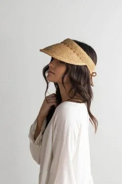 Gigi Pip Laila Raffia Visor -Cheap Swim Sales Store straw hats one size natural laila raffia visor 16281168904323 2000x 7f88343c cfd7 4762 b278 8958c38de07f