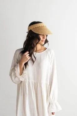 Gigi Pip Laila Raffia Visor -Cheap Swim Sales Store straw hats one size natural laila raffia visor 16281169789059 2000x b314259d 5c11 4029 99ac d4a47a9c0ff8